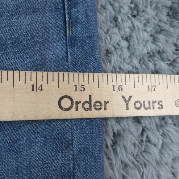 JustUSA Jeans Womens 4 Blue Mid Rise Bootcut Stretch Denim 28x30.5* NWT - Picture 6 of 16